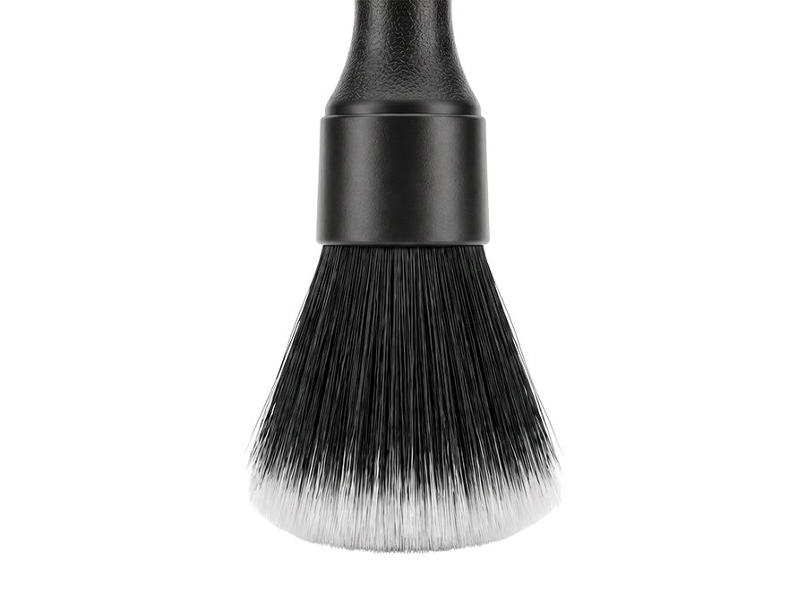 Close-up of the very soft brush bristles