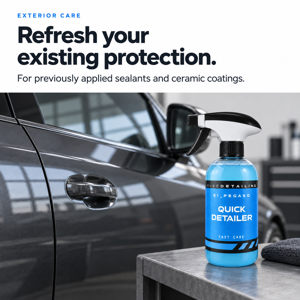 Eurodetailing E1 Pegaso Quick Detailer - Gloss & Paint Care