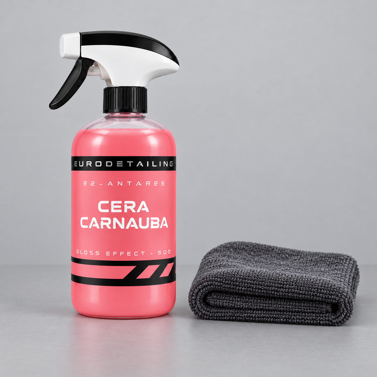 Eurodetailing E2 Antares Carnauba Wax with SiO₂, 500 ml, requiring no dilution.