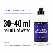 S3 Vega bucket dilution: 30–40 ml per 10 litres of water.