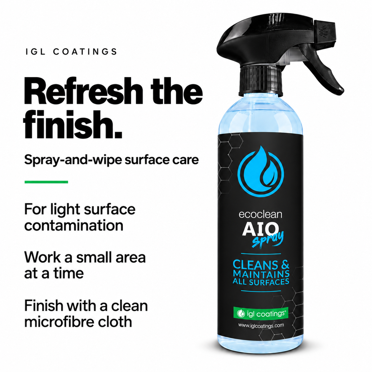 IGL Coatings aio spray benefits and application guidance