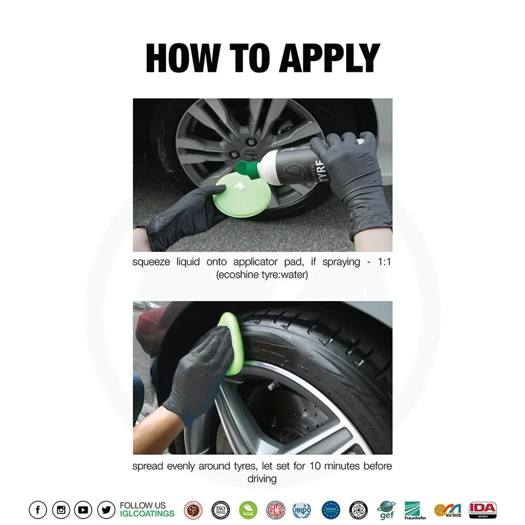 IGL Coatings Ecoshine Tyre 500 g product image