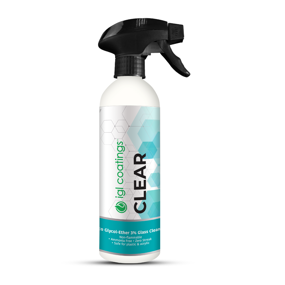 IGL Coatings Ecoclean Clear 500 ml glass cleaner bottle