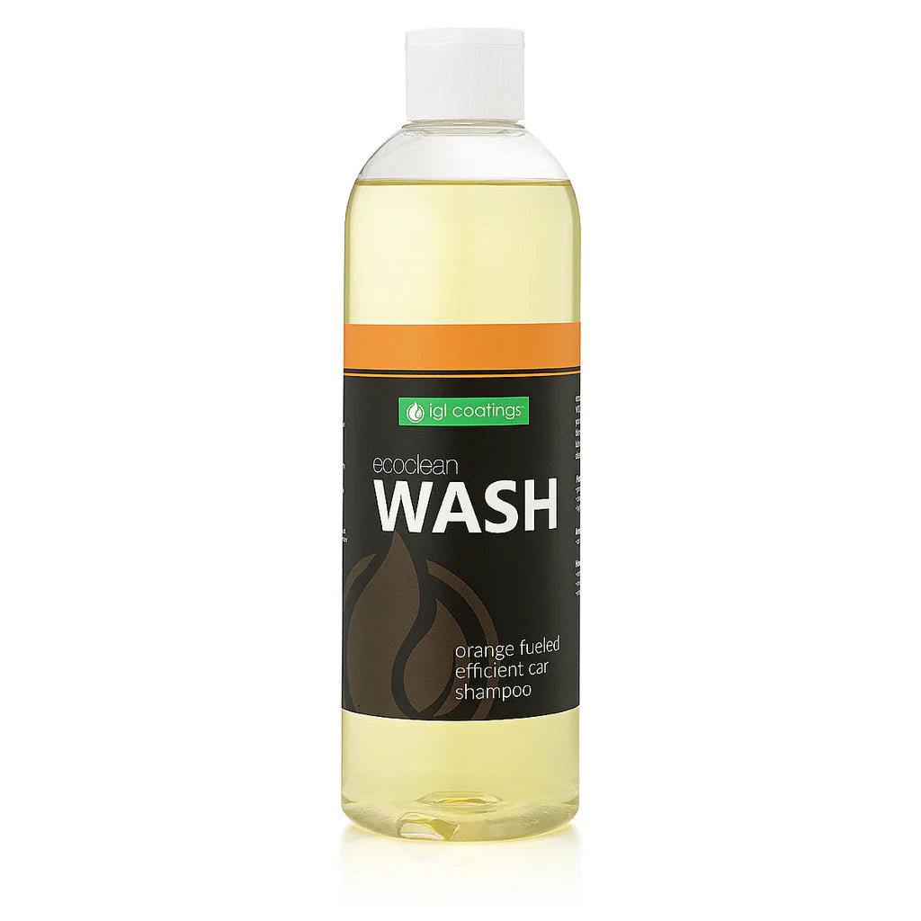 IGL Coatings Ecoclean Wash 500 ml car shampoo bottle on white background