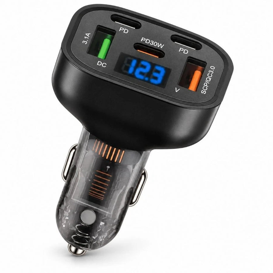 100W 5-Port Car Charger - product photo 1