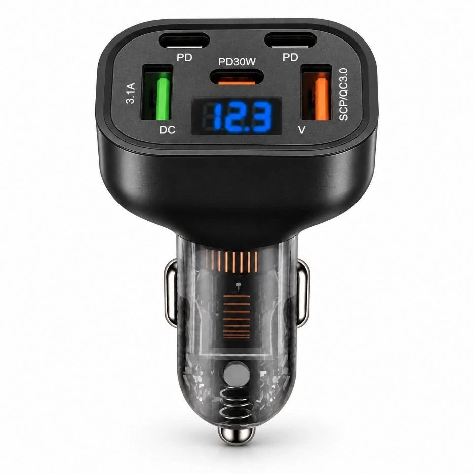100W 5-Port Car Charger - product photo 5