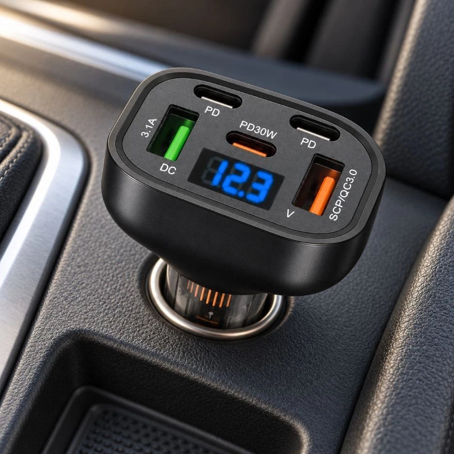 100W 5-Port Car Charger - product photo 6